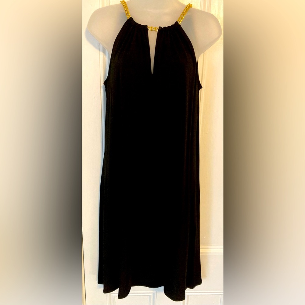 Michael Kors sleeveless dress with gold chain accents - New with tags